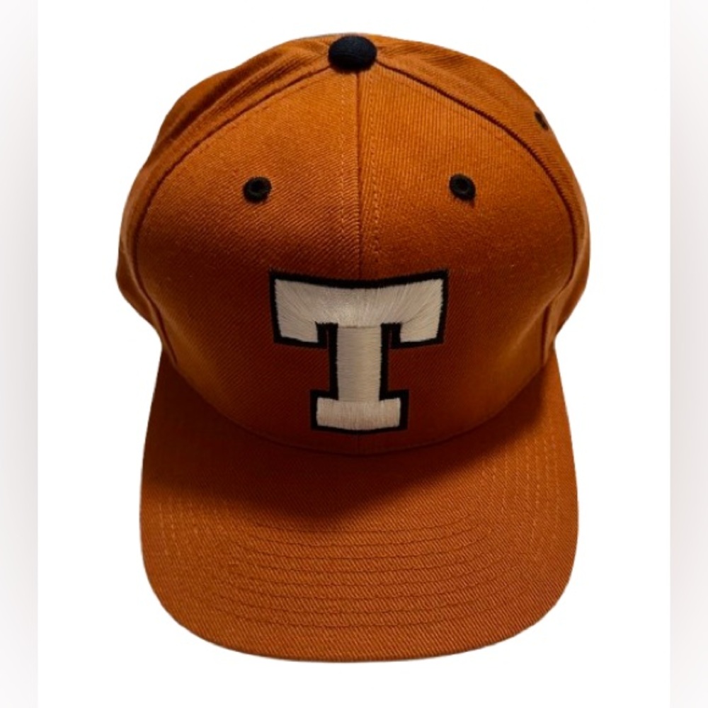 Collegiate Licensed Fitted Hat/Cap Size 7 3/8-Burnt Orange; Texas Longhorns - Picture 6 of 6